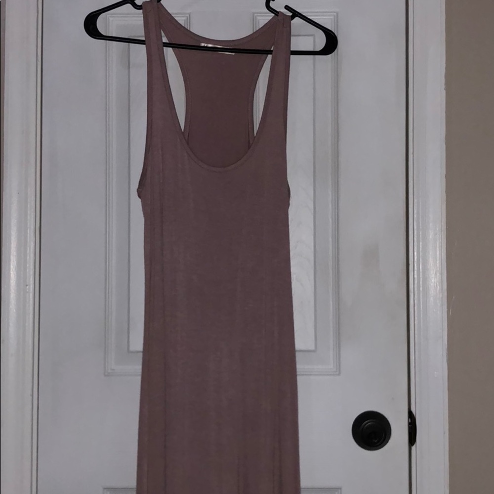 Pink maxi dress
